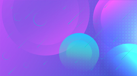 Futuristic gradient geometric background. Poster design template. Illustration for presentation, web page, invitation, card design, abstract landing page, marketing promotion design.のイラスト素材