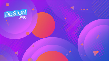 Vector minimal background. Digital modern page concept. Colorful posters, placards, brochures, banner, wallpaper.のイラスト素材
