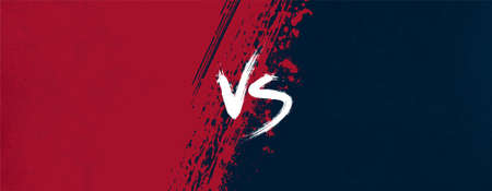Versus battle concept background with dirty grunge effect. VS posterのイラスト素材
