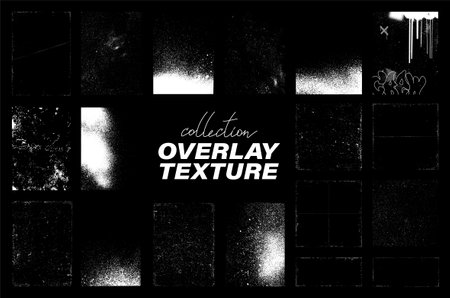 Different overlay textures, high level of detailの写真素材