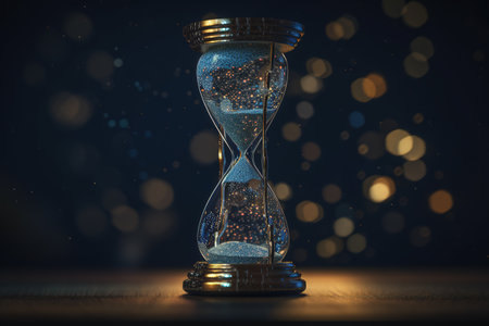 Beautiful graceful hourglass. Generative AIの素材