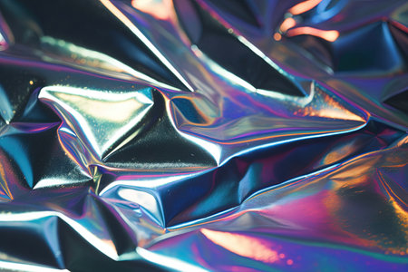 Metallic colorful holographic backgroundの素材
