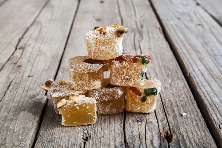 Turkish delight backgroundの写真素材