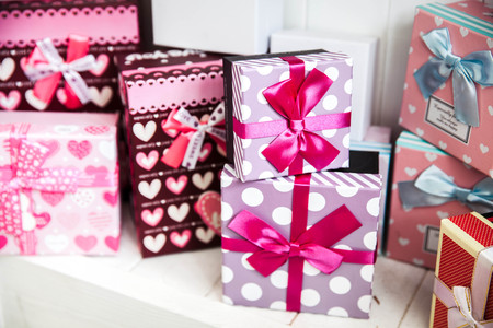 gift box. colorful gifts box.