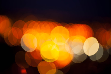 Bokeh of light in a beautiful city.の写真素材