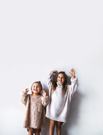 Fashion children knitted sweater aの写真素材