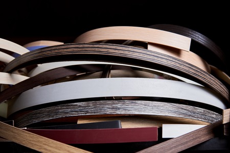 edges consist of thermoplastic edges used for small-surface areaの写真素材