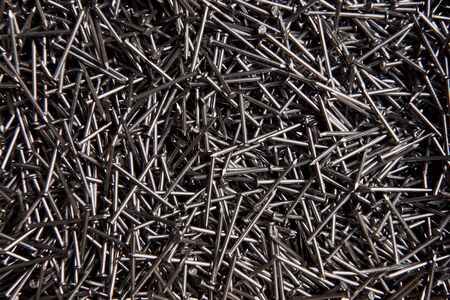 background showing lots of metallic nails