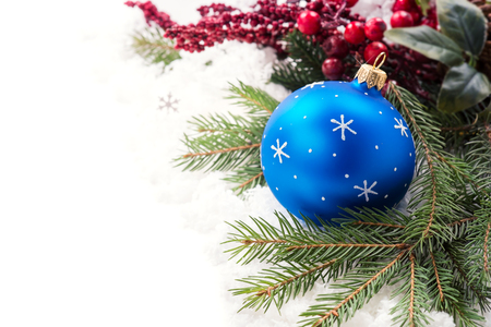Christmas decoration ballsの写真素材