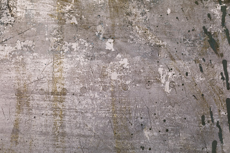 Old metal texture with shabby paint, close-up