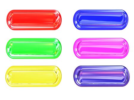 The Buttons of the miscellaneous colourの写真素材