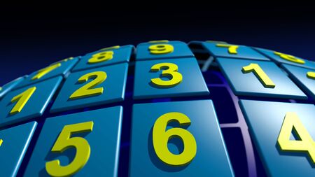 3D rendered digital image of an abstract backgroundの写真素材