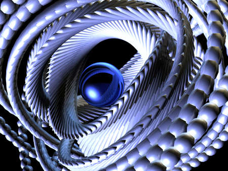 3D rendered digital image of an abstract backgroundの写真素材