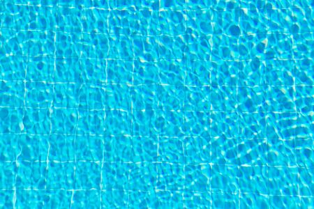 Texture of the water in the pool