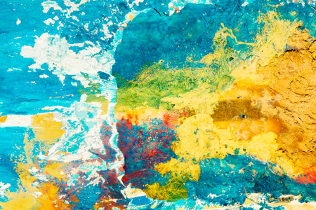 beautiful abstract background. old texture. The multicolored paints on the surface.