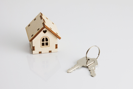 The Wooden House And Keyの写真素材