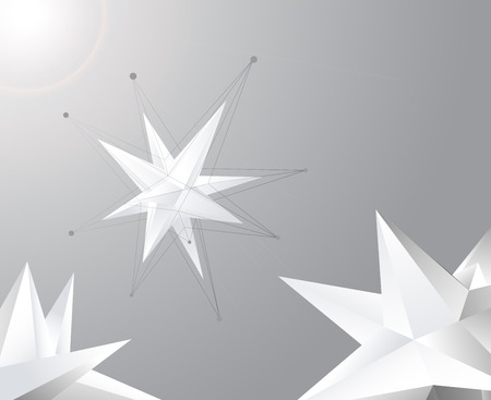 vector illustration abstract background with geometric shapesのイラスト素材