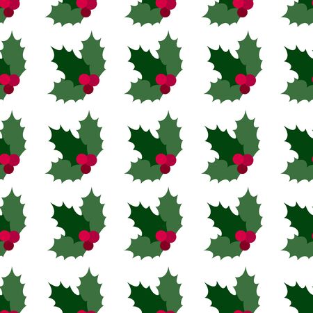 vector illustration christmas and new year seamless patternのイラスト素材