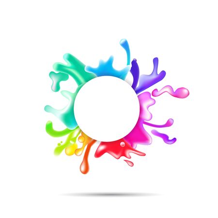 A Vector illustration abstract liquid background.のイラスト素材