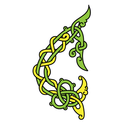 Vector illustration abstract design letter Cのイラスト素材