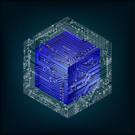 Vector illustration abstract background withのイラスト素材