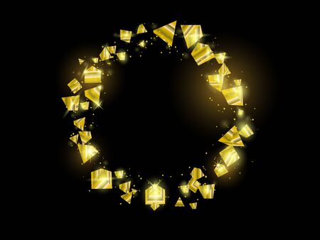 Abstratct background with glowing light effect. Vector illustation.のイラスト素材