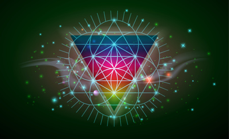 Abstract mandala design. Vector illustration.のイラスト素材