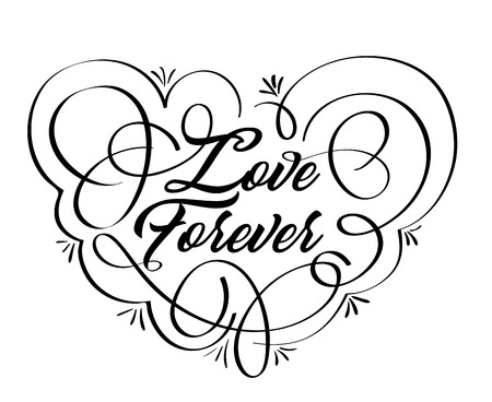 Tattoo sketch design with calligraphy and decorate curve strokes. Vector illustration.のイラスト素材