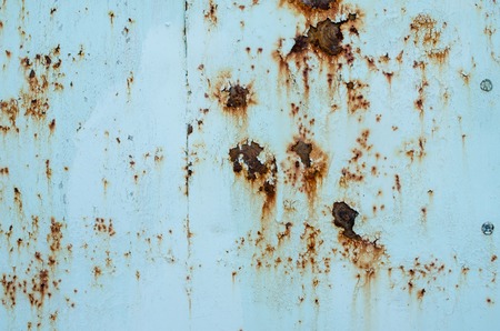 Dark blue worn rusty metal texture background