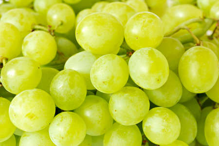 green grape closeupの写真素材