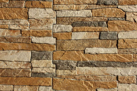 Brown brick backgroundの写真素材