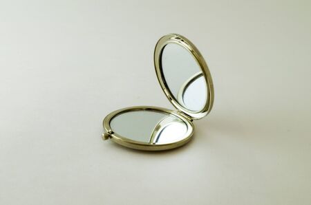 mirror for a beautiful girl. Birthday gift.の写真素材