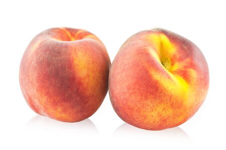 Two peachesの写真素材
