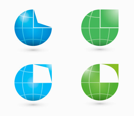 earth Business abstract icon templateのイラスト素材