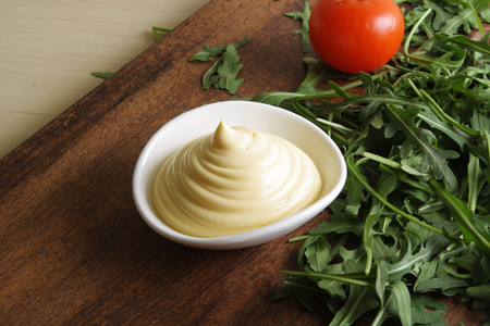 sauce of sour cream mayonnaiseの写真素材