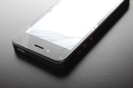 repair phone broken screenの写真素材