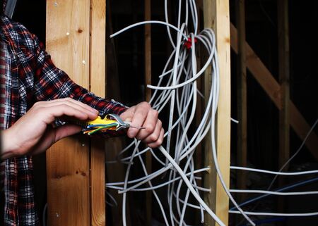 wire knife cable cleaning tool hand