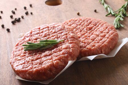burger cutlet from beefの写真素材