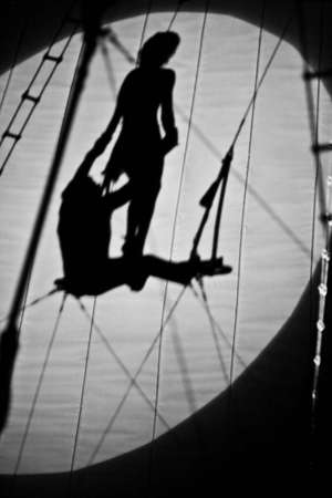photo of shadows in circus. A little blurry, but good for backgroundの写真素材