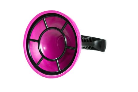 small red plunger isolated on white backgroundの写真素材