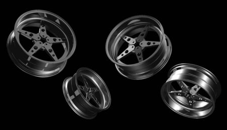 Trendy, chromed rims for connoisseurs of tuning.