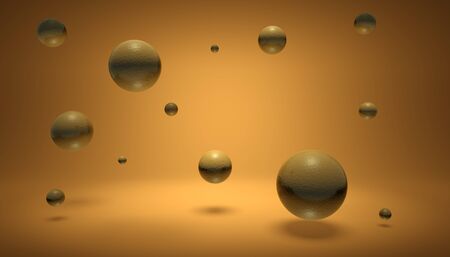 3d illustration of an abstract texture, colored and transparent, like water.の写真素材