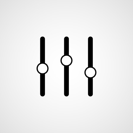 Equalizer icon. Vectorのイラスト素材