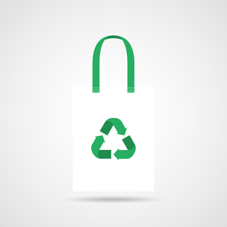 Cotton eco bag.のイラスト素材