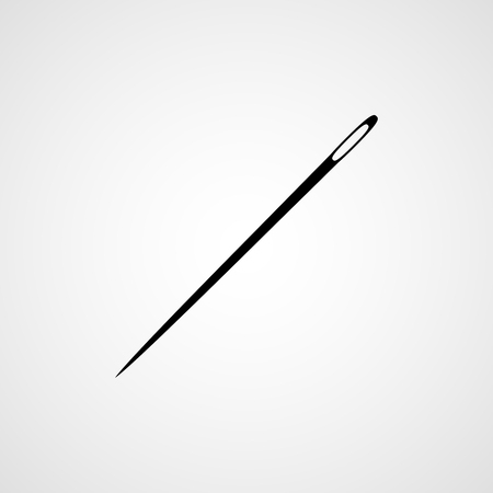 Sewing needle. Icon Vector illustration.のイラスト素材