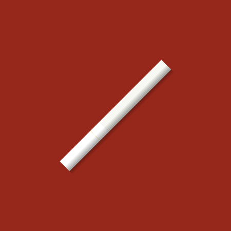 Cigarette. Illustration in a flat style vectorのイラスト素材
