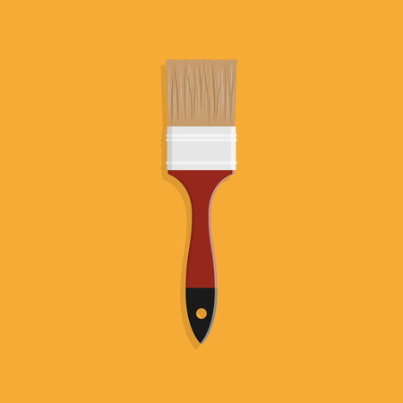 Paintbrush vector illustration in a flat styleのイラスト素材