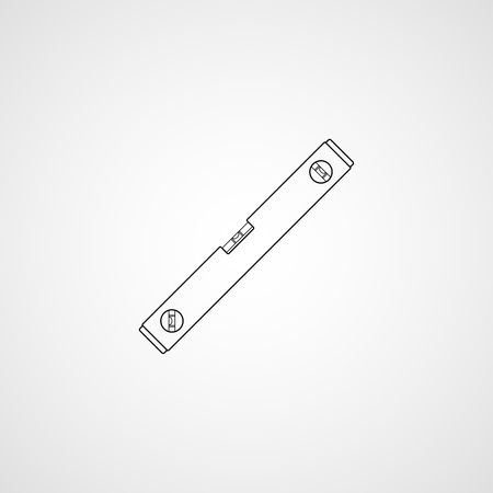 Bubble level icon. Vectorのイラスト素材