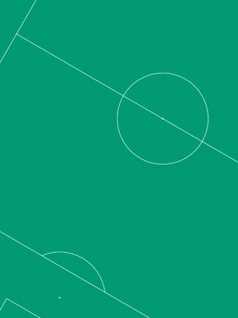 Soccer field, template for your poster. Isometric projection. Vector backgroundのイラスト素材