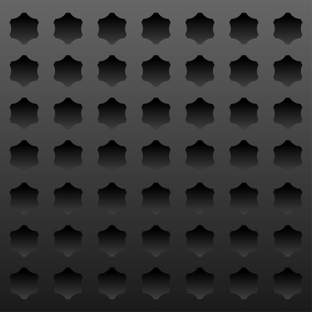 Dark metal background with indented starsのイラスト素材